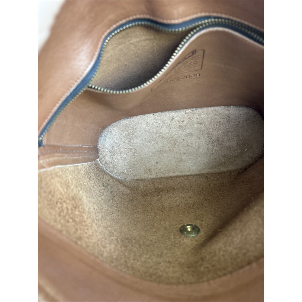 Vintage COACH Nottingham Binocular Crossbody Bag Tabac British Tan Leather USA - Picture 12 of 16